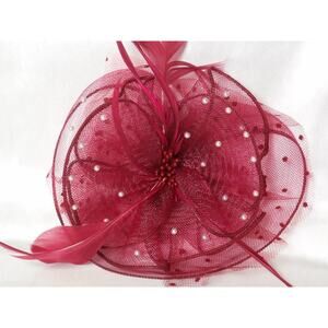English hat mesh hat Kentucky Derby fascinator headpiece hat